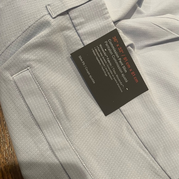 BNWT Lululemon 🍋 Mens Commission Slim Fit Pant, size 36 - Picture 4 of 4